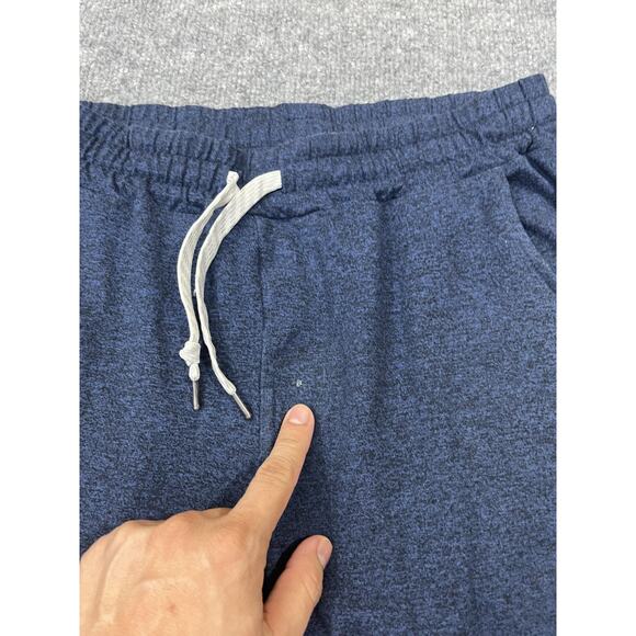 Vuori Pants M Heather Blue Stretch Gym Activewear Ponto Performance Athletic Run - Picture 4 of 15